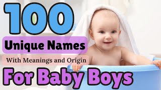 100 Unique Names & Meanings for Baby Boys 2023 | Cuddles Lane #baby #youtube