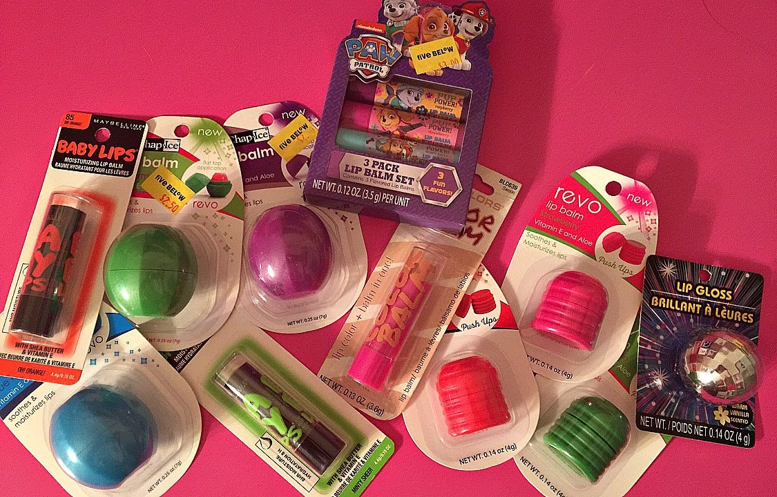 Dollar Tree + Five Below Lip Balm Haul 2! YouTube