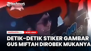 VIRAL Detik-Detik Sopir Robek Gambar Gus Miftah di Belakang Truk, Karena Kecewa