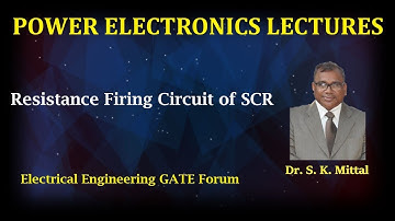 Resistance Firing Circuit of SCR (part 1) by Dr. S.K.Mittal- Power Electronics