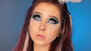 Makeup inspired by emotions: 🌧sadness🌧