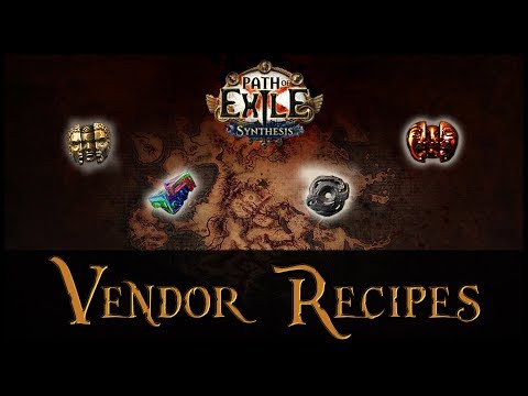 Useful Path of Exile Vendor Recipes for Beginners! | Behind Eyes Gaming