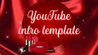 Makeup intro template | No copyright