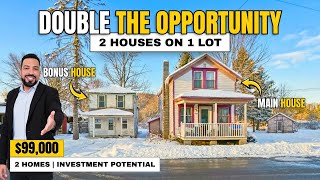 $99,000 Fixer-Upper Tour | 2 Houses on 1 Lot in Upstate NY