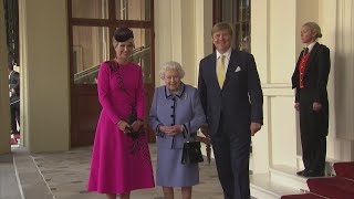 Queen attends formal farewell to King Willem-Alexander and Queen Máxima of the Netherlands