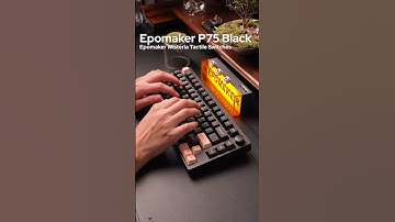 Epomaker P75 ASMR!#epomaker #epomakerkeyboard #keyboard #keyboardasmr #asmr #asmrvideo