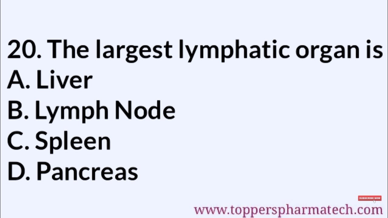 Human Anatomy and Physiology MCQ - 3 || #PharmacistExamQuestionPaper | DCO | GPAT | NIPER Exam