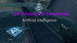 Self Driving Car Simulation Unity 3D using Genetic Algorithms and Neural Networks - Unity 3D & C#