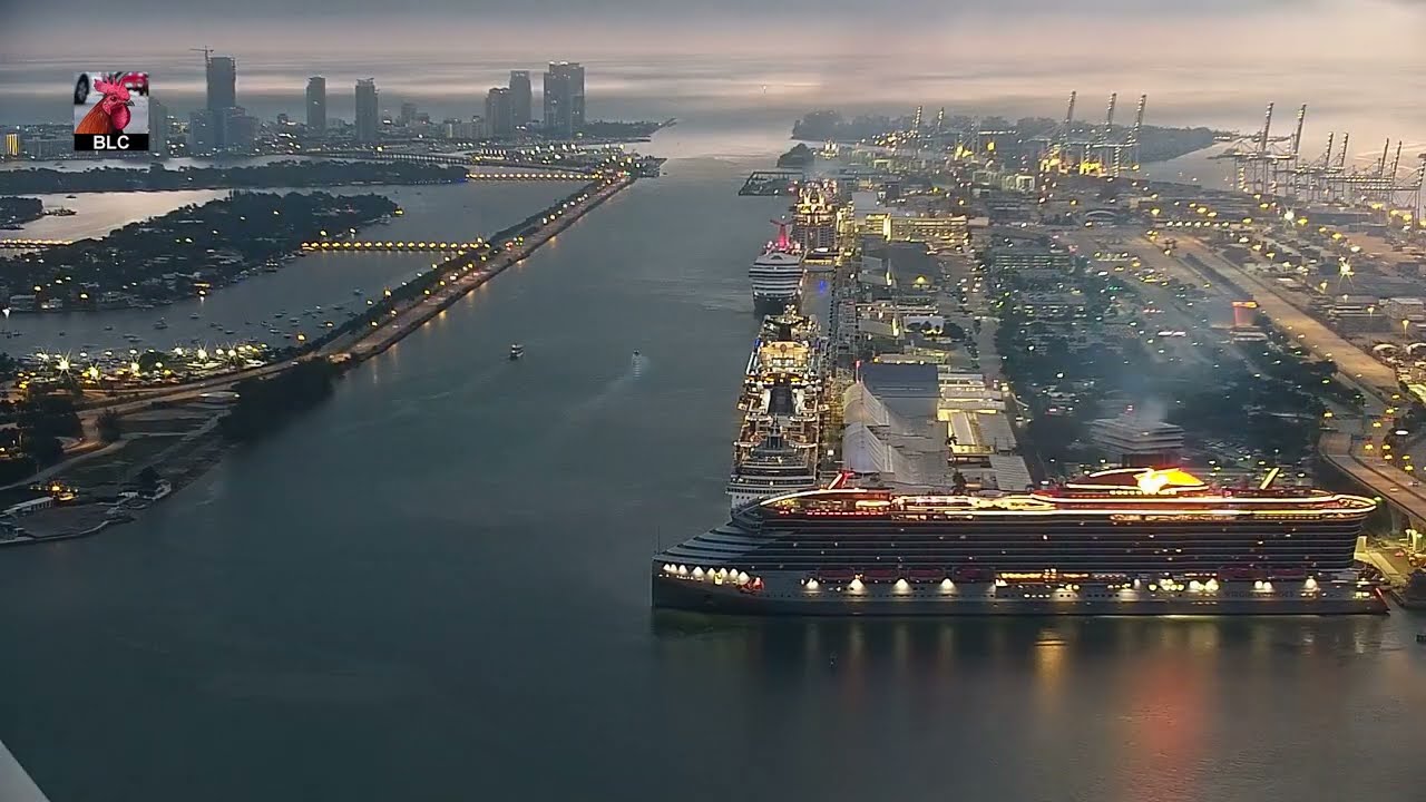 Port Miami Time-lapse November 18 2023