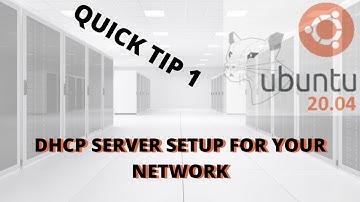 Ubuntu Quick Tip 1 How to setup a dhcp server on ubuntu