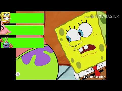 Spongebob vs Plankton with healthbars (56/57)