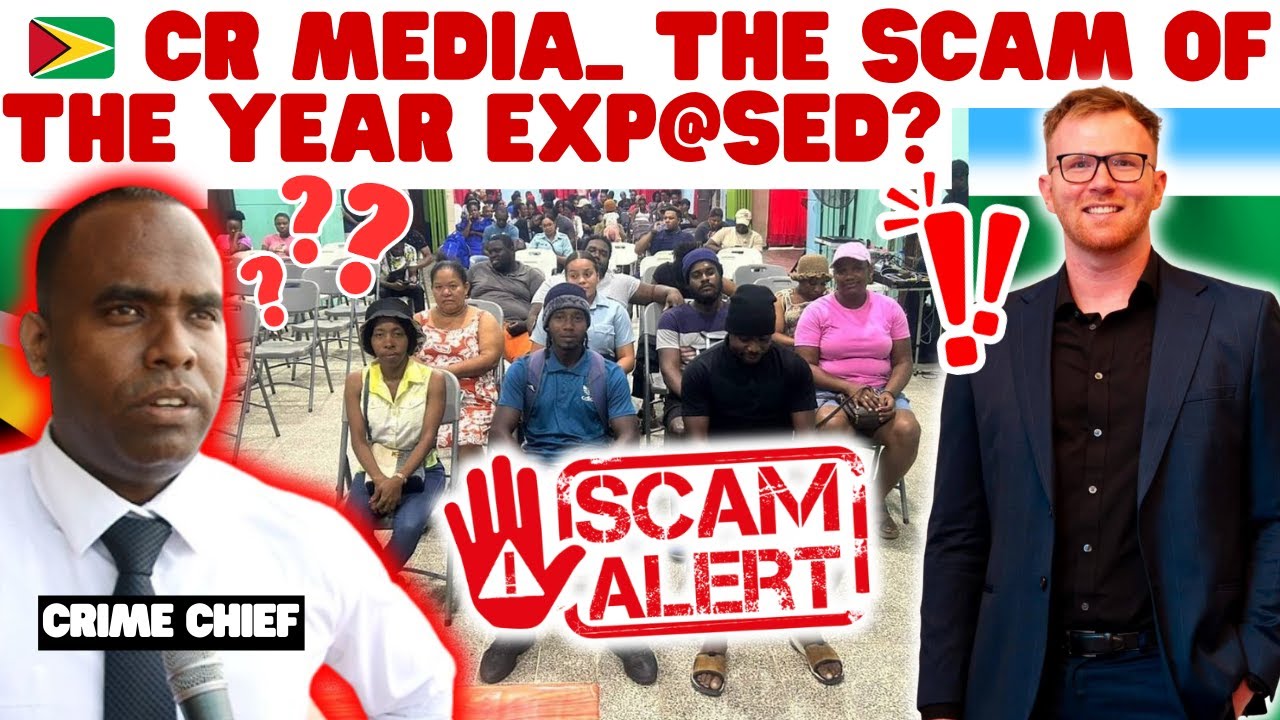 🛑 CR's MEDIA | VICTIMS SPEAK! $100 MILLION 🇬🇾  💰 SCAM EXP@$ED? PONZI SCHEME OPERATION IN 🇬🇾 ?
