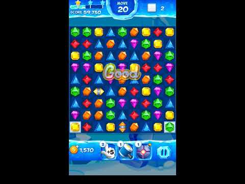 Jewel Pop Mania:Match 3 Puzzle Level 80 ( Jewel Ice Episode ) - Walkthrough ( No Booster )