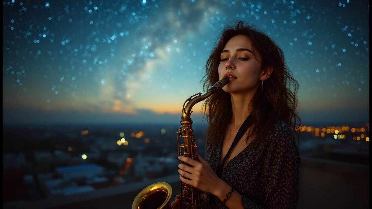 Lunar Lullabies: Saxophone Music for Peaceful Sleep & Cosmic Reflection Tonight