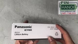 Pin cúc áo Panasonic CR2032 3V Made in Indonesia