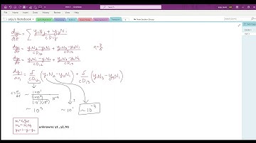 Mass Transfer - Multicomponent, Steady-State, Gaseous Diffusion with Chemical Reaction