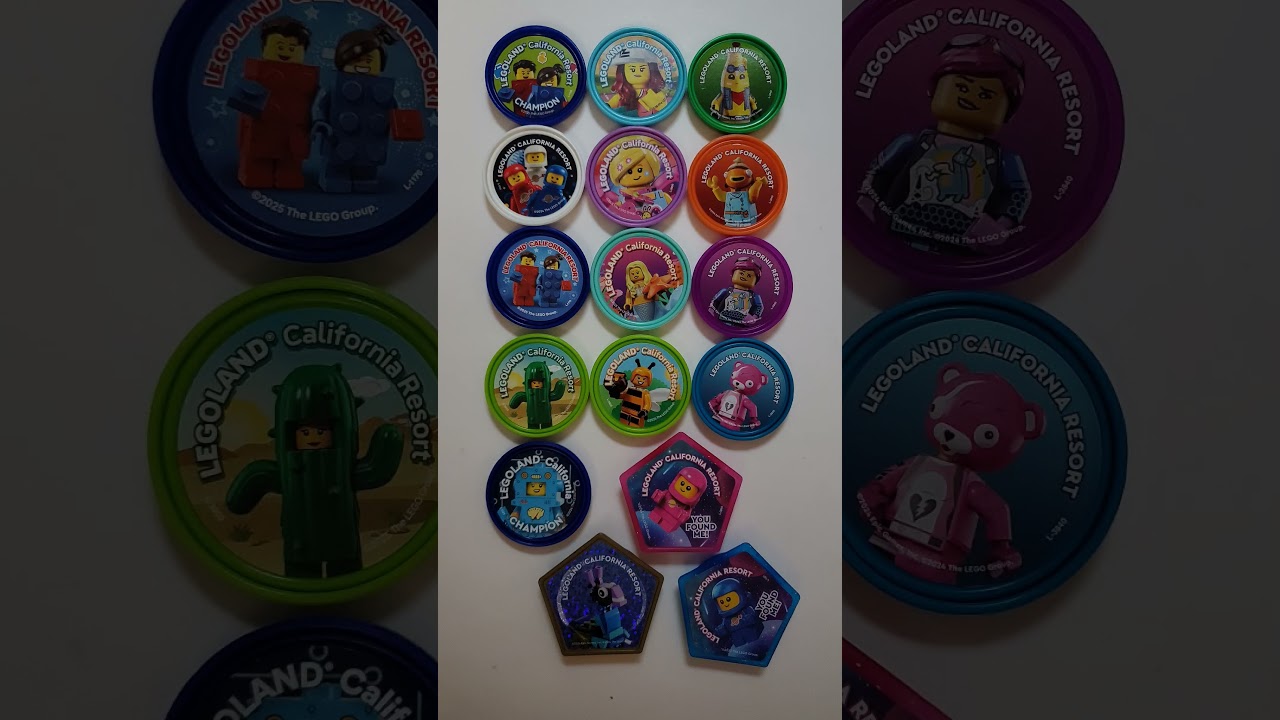 Legoland Pop-Badge collection so far 8/2/2025