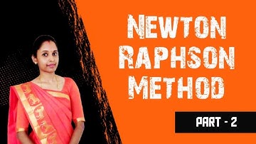Newton Raphson Method/ Part 2/ Numerical Analysis/ Vidhya Deepak_VD/ Math with VD.