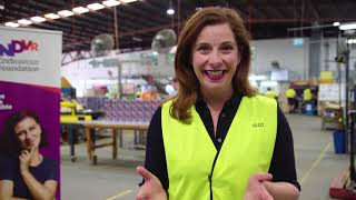 Anika Wells MP visits workers at Endeavour Foundation in Geebung
