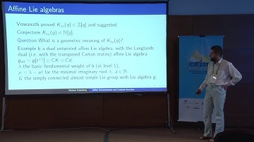 Double Grassmannians and Coulomb branches of 3d 𝒩=4 quiver gauge theories – M. Finkelberg – ICM2018