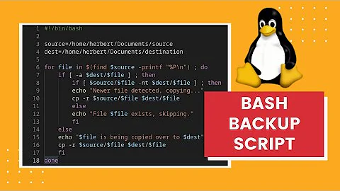 Make an Incremental Backup Script with Bash!