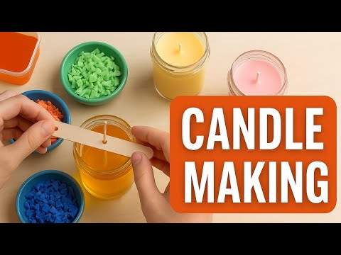 Easy Candle Making for Kids | Fun DIY Candle Tutorial at Home