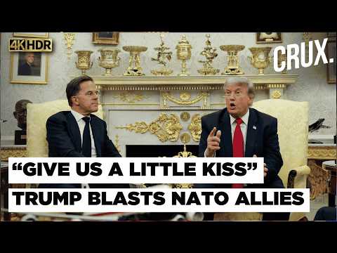 'Disappointed' Trump Clashes With NATO Chief Rutte Over Allies 'Letting US Down' During Iran War |4K