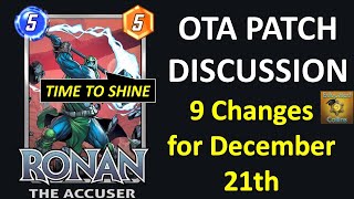 Ronan Meta Last Patch Change of the Year for Marvel Snap (OTA Patch)