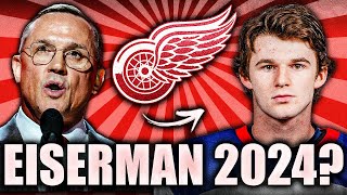 WHO WILL THE DETROIT RED WINGS DRAFT IN 2024? EISERMAN, HOWE, ZETTERBERG?