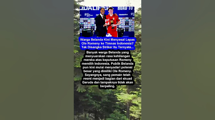Warga Belanda Kini Menyesal Lepas Ole Romeny ke Timnas Indonesia #shorts #shortvideo