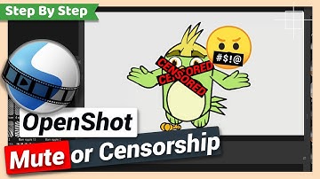 Mute or Censor part of a Video with Beep sound | OpenShot tutorial