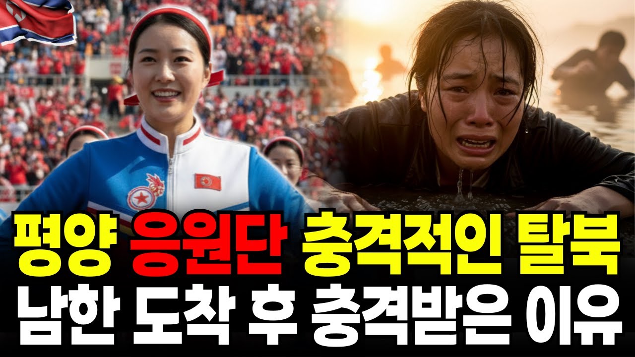 북한 평양 응원단 충격적인 탈북,남한 도착 후 충격적인 이유ㅣ탈북스토리ㅣ북한이야기ㅣ감동사연ㅣ오디오북
