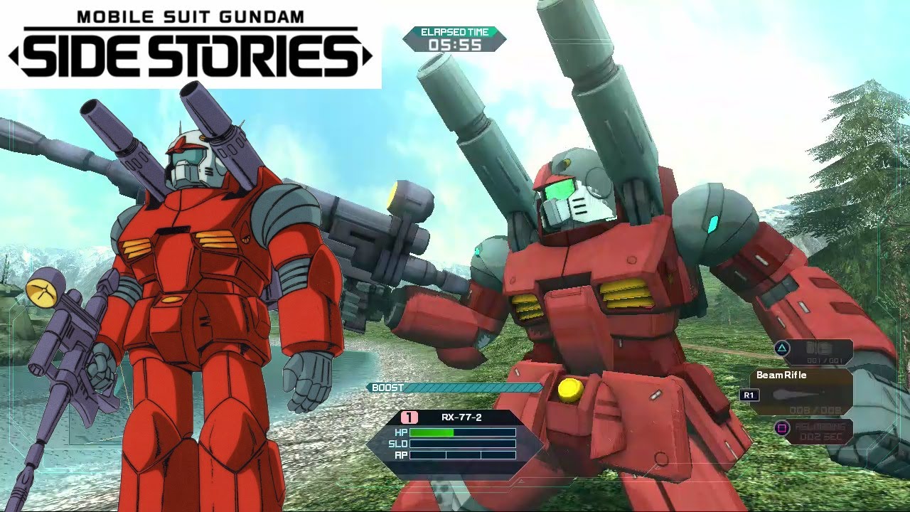 RX-77-2 Guncannon (ガンキャノン) | Gundam Side Stories [PS3] - YouTube