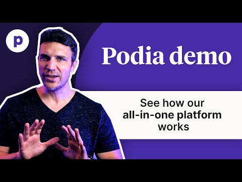 Podia demo - A look behind the curtain at our all in one platform for creators