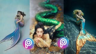 mermaid photo editing picsart tutorial screenshot 2