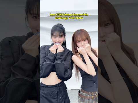 Izna KOKO Doing Mamma Mia Challenge With YENA MammaMia Challenge With YENA Izna KOKO 최예나