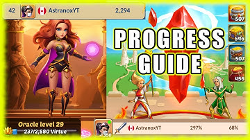 [F2P Guide | Level 1-350] How to progress FAST in Firestone Online Idle RPG! 🔥