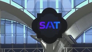 Construction crews currently in process of making new terminal at SAT
