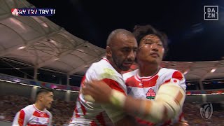 【ラグビー日本代表  リーチマイケルのトライ！｜日本×サモア】予選プールD｜ラグビーワールドカップ2023