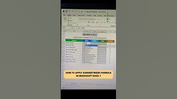 RANDBETWEEN FORMULA 🔥 | excel tutorial | Ctrl + Enter | #excel​ #exceltips​​ #randbetweenformula