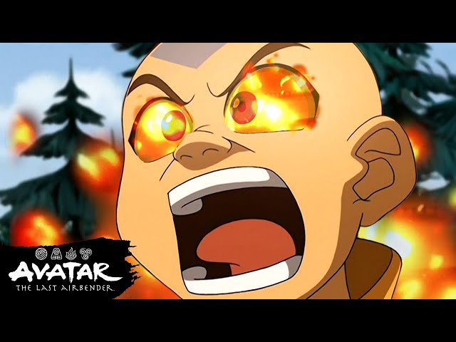 Aang's Avatar State Gets Triggered! 😡 Full Scene