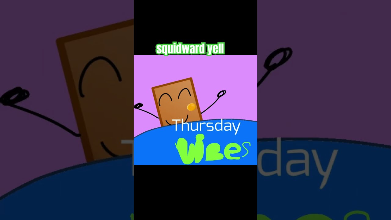 Squidward Yell But Short Show Tpot Bfdi Bfb Bfdia Osc Shorts Roblox Games Spongebob 