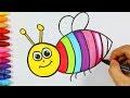 Как рисовать пчела💛 | пчела раскраски | пчелка живопись | Как рисовать и цвет