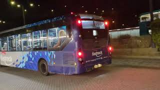 Arriva Kent Thameside 4107 (SN17MXF) Departing Bluewater Bus Station On Fastrack Route B | 09/11/24