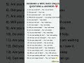 HUSBAND &amp; WIFE DAILY ENGLISH QUESTIONS &amp; ANSWERS ❤️