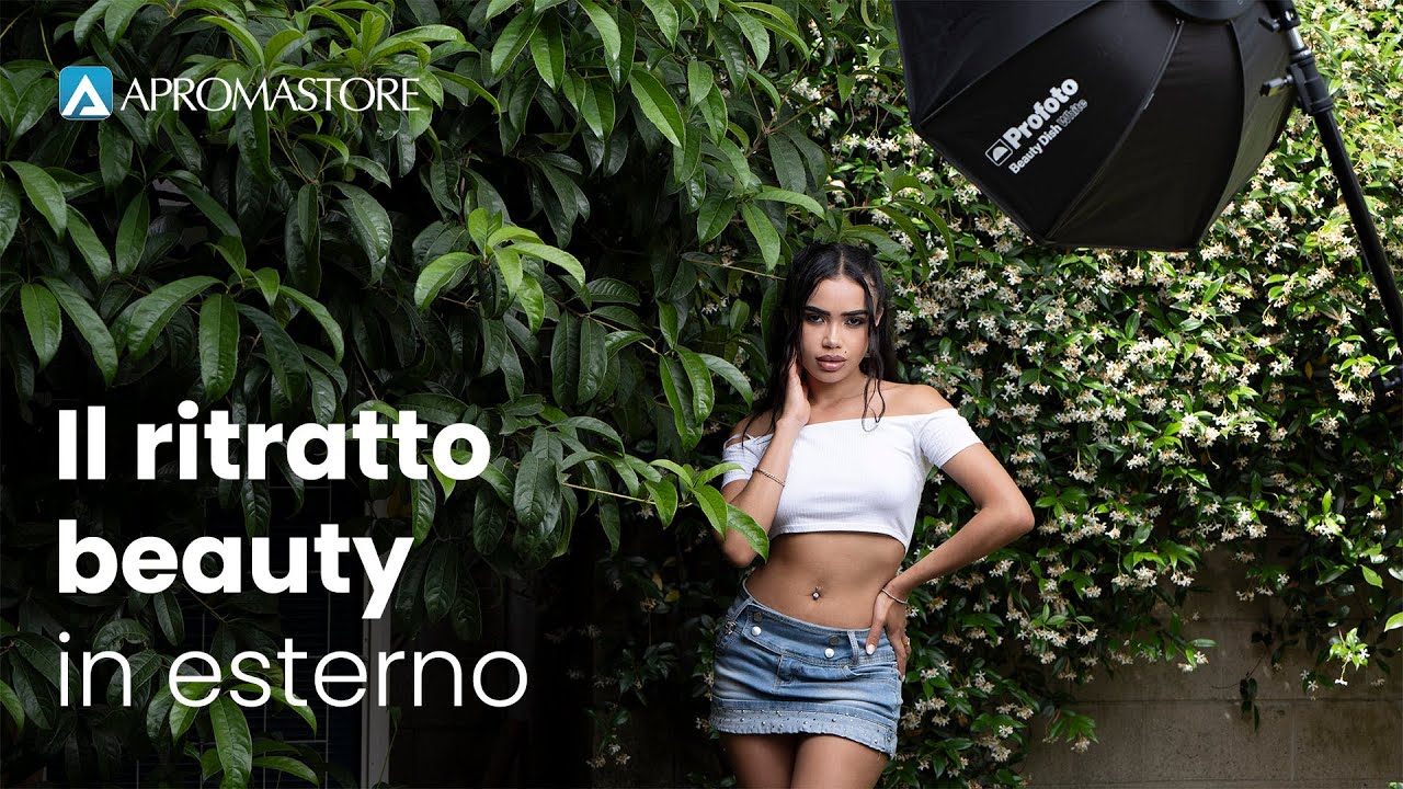 Ritratto beauty in esterno