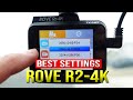 Rove R2-4K Dash Cam Full Menu &amp; Best Settings (2K, QHD, GPS, WIFI App, Park Mode &amp; High Frame Rate)
