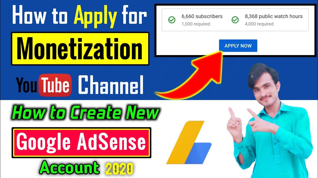 How to Apply For Enable Monetization On YouTube | How to Create Google ...