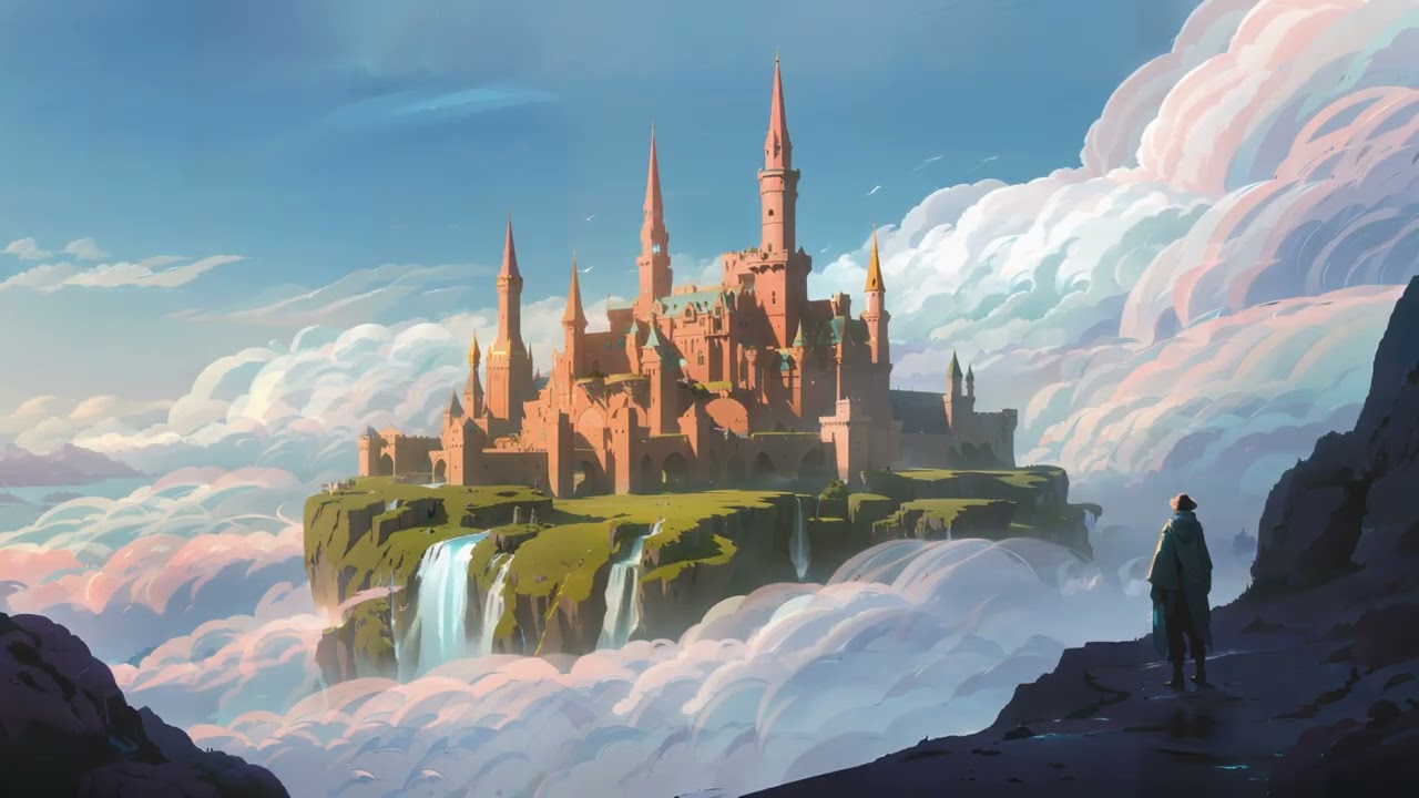 Fantasy Chill Music 🌤️  Peaceful Castle in the Clouds  Relax • Focus • Dream