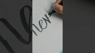 Brush pen calligraphy/arv and pranjal